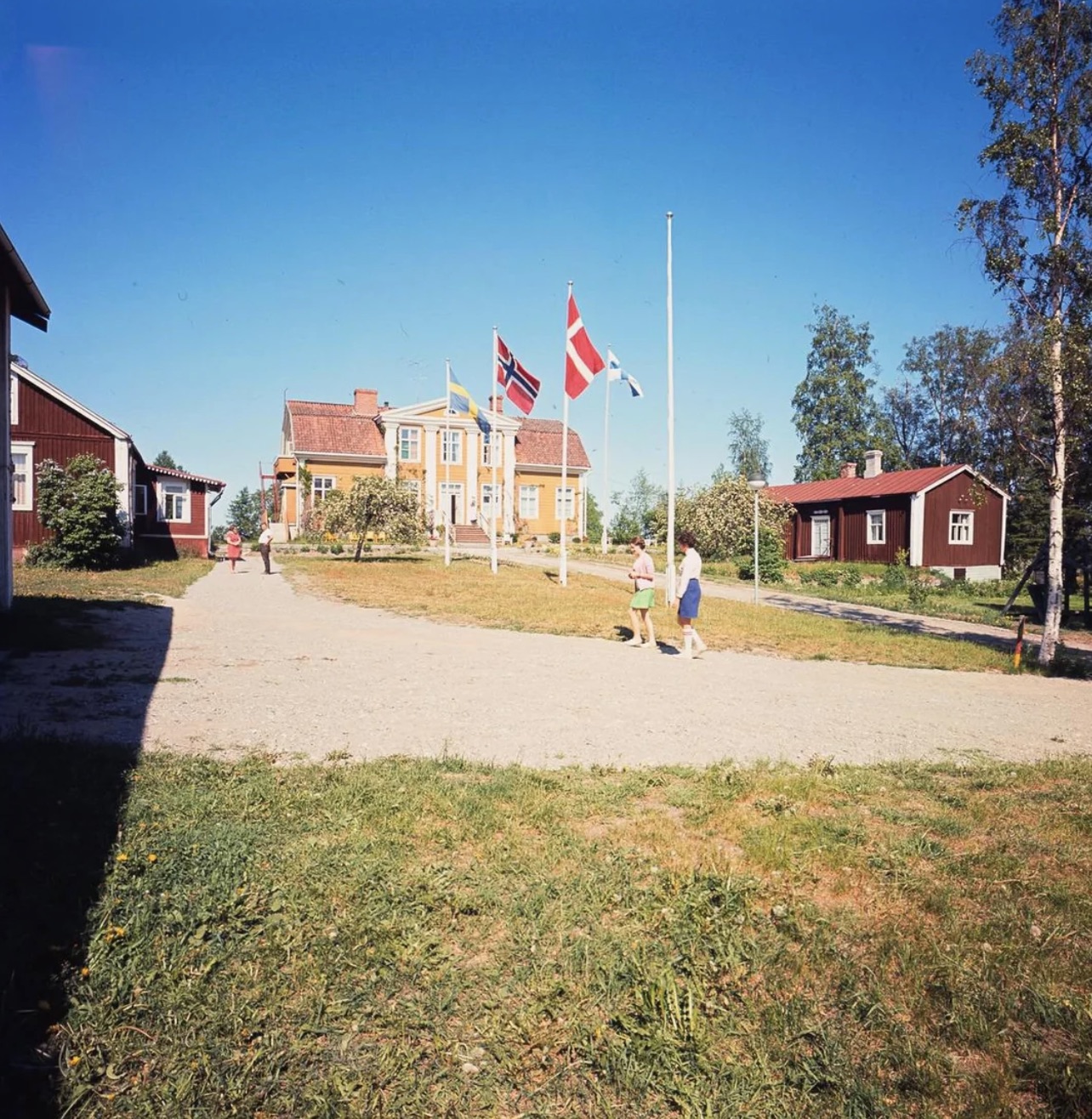 Center of a small Finnish village